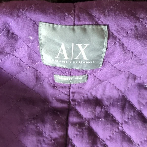 Armani Exchange Black Corduroy Bomber Jacket - Picture 9 of 14